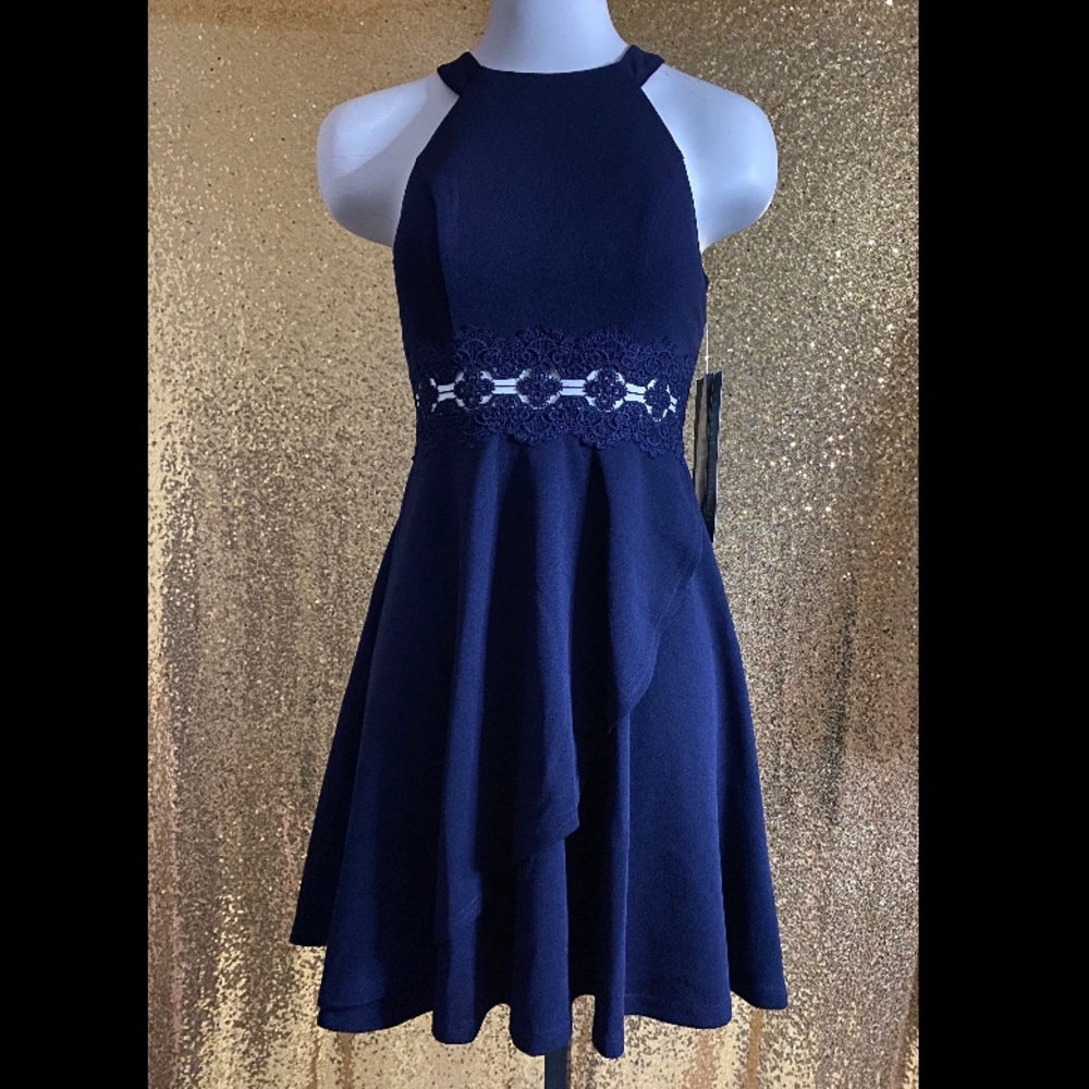 My Michelle dark blue mini dress